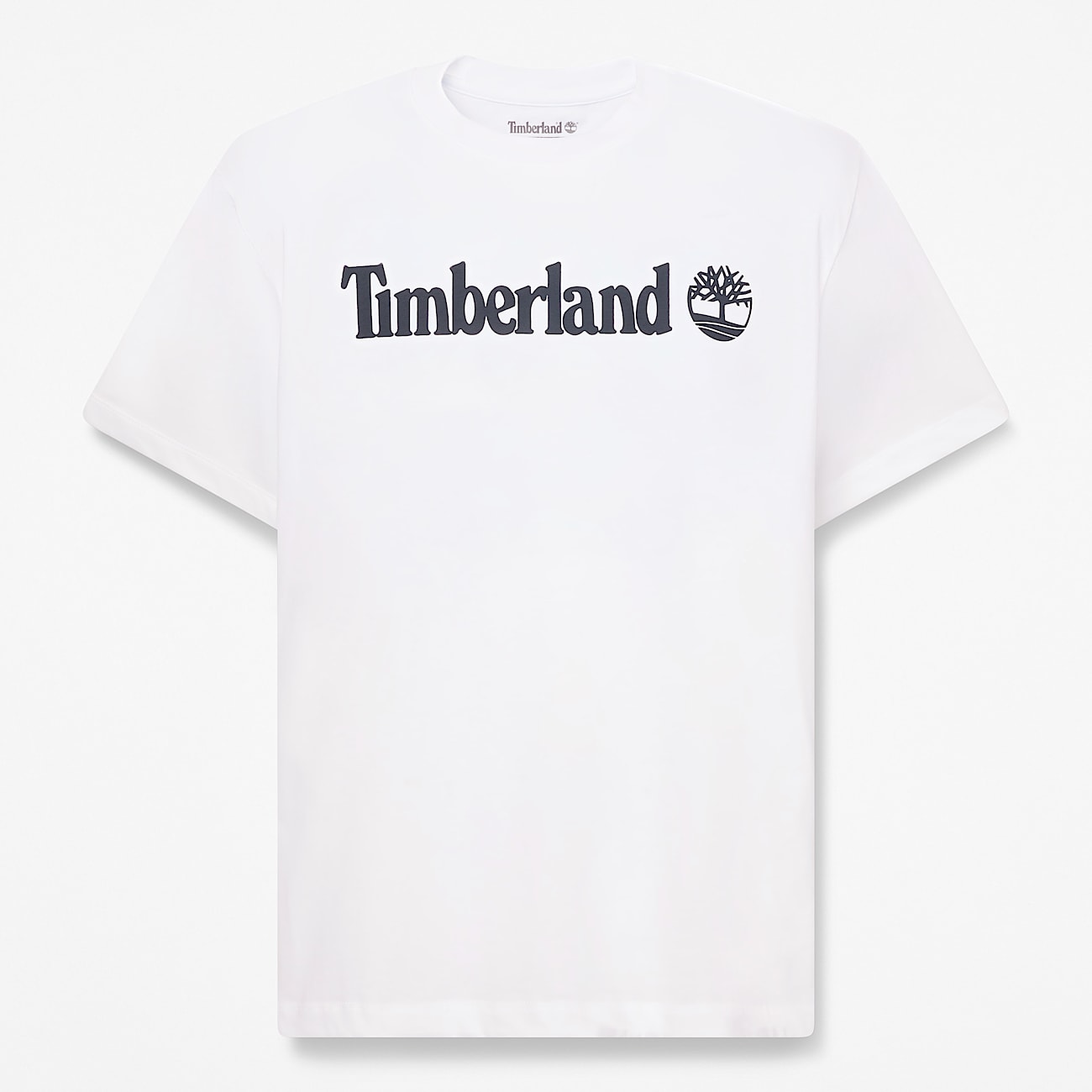 Mens Northwood Linear Logo ShortSleeve TShirt TBL White HERO
