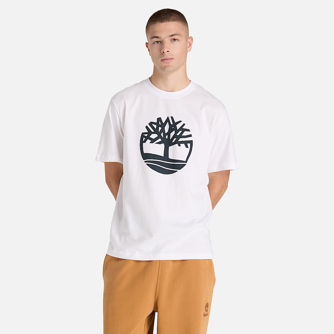Mens Northwood Tree Logo ShortSleeve TShirt TBL White ALT1