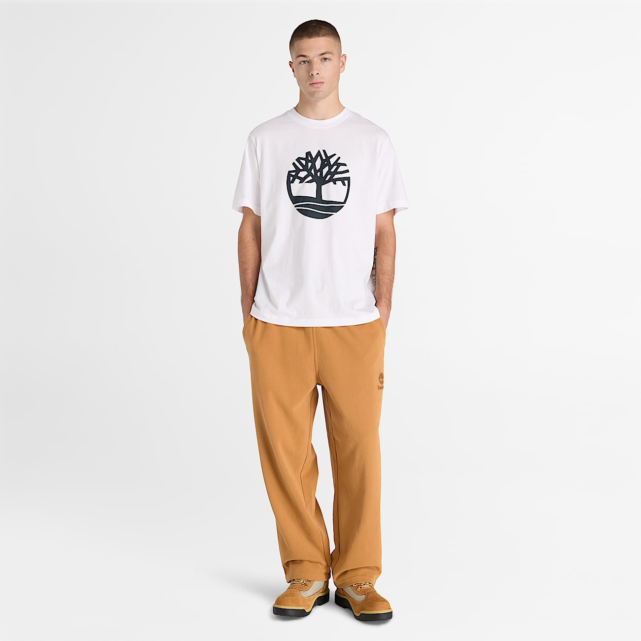 Mens Northwood Tree Logo ShortSleeve TShirt TBL White ALT2
