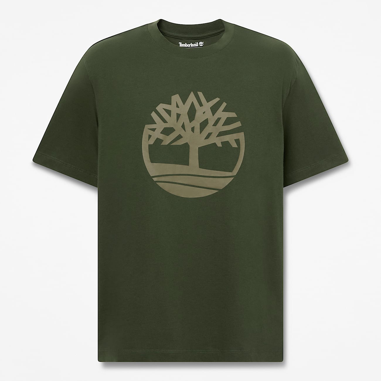 Mens Northwood Tree Logo ShortSleeve TShirt TBL Dark Green HERO
