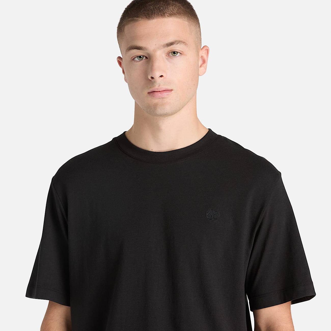 Mens Oyster River Regular ShortSleeve TShirt TBL Black ALT3