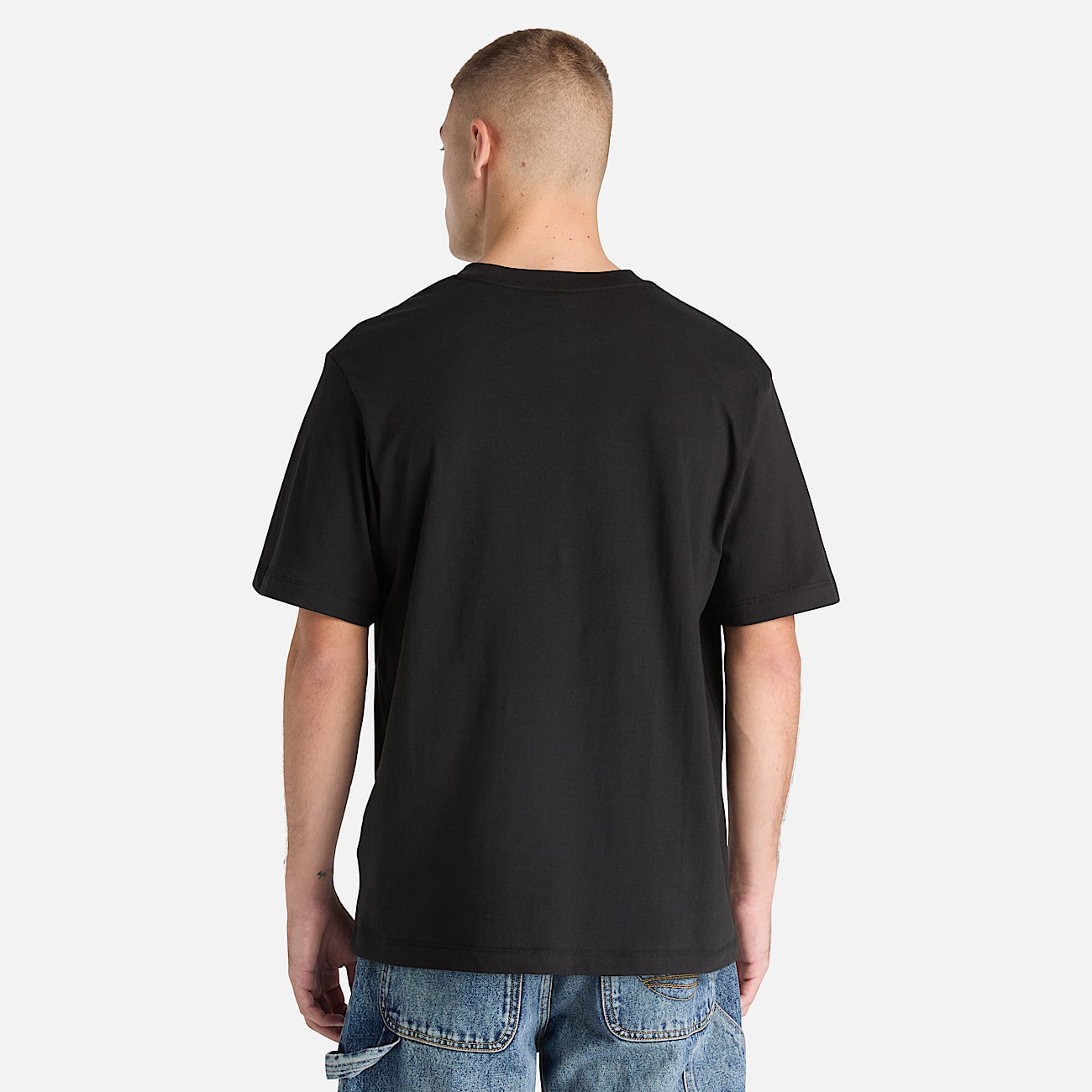 Mens Oyster River Regular ShortSleeve TShirt TBL Black ALT8
