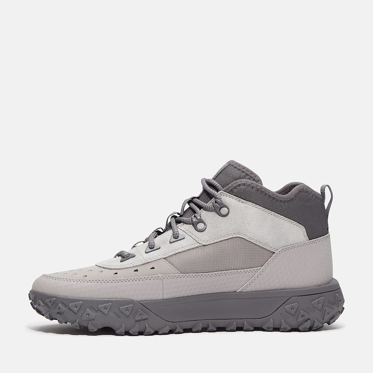 Mens GreenStride Motion 6 Mid Sneaker TBL Grey Helcor Leather ALT6
