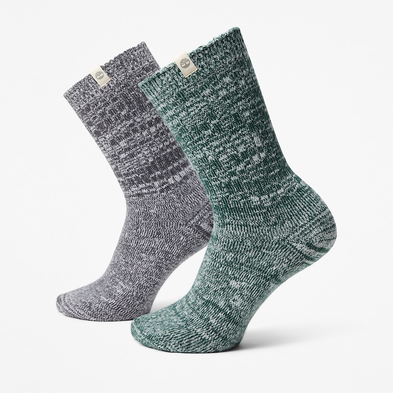 Cozy 2Pack Crew Sock TBL Medium Grey Heather HERO