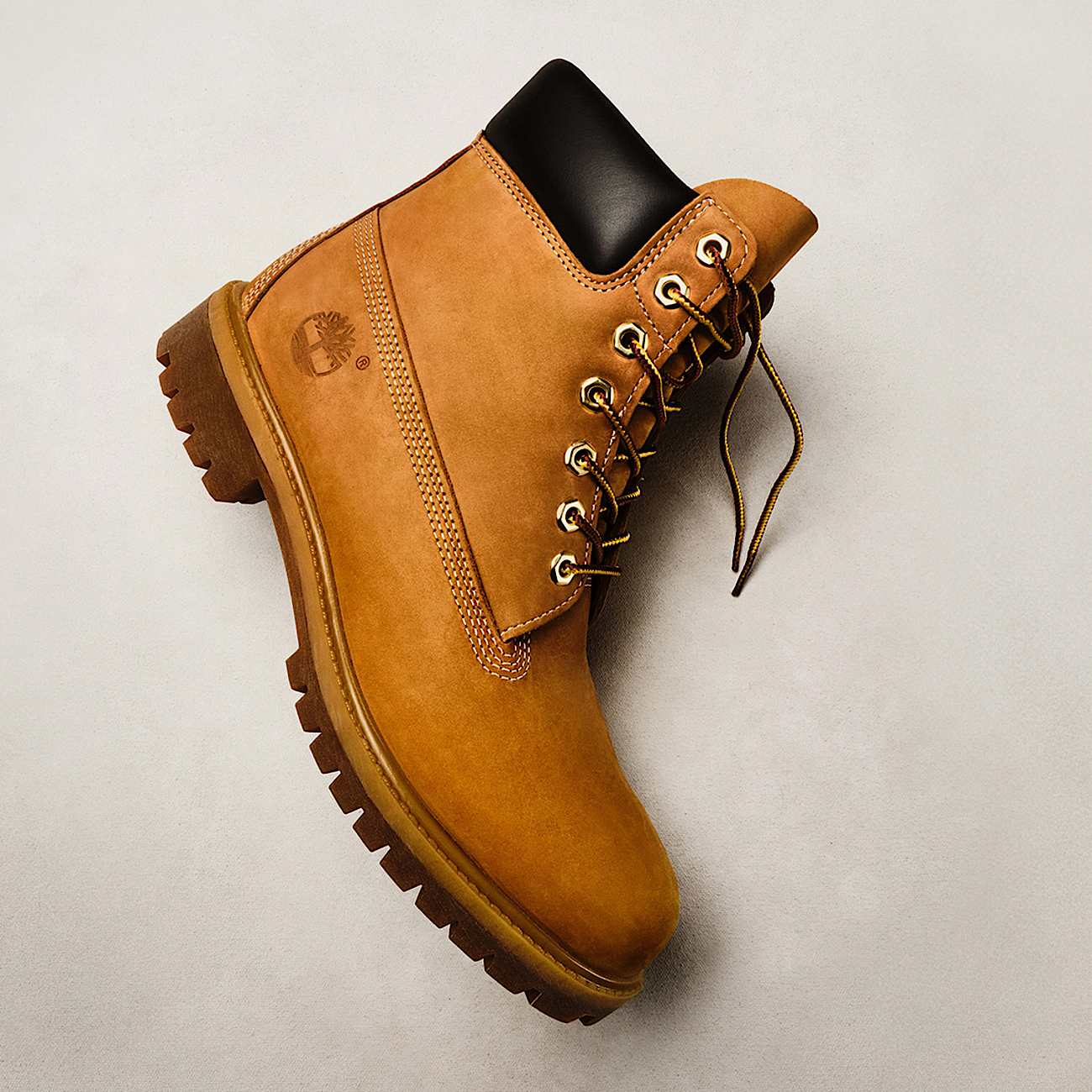 Botas Timberland Premium 6Inch Waterproof para hombre TBL Nobuk trigo ALTB