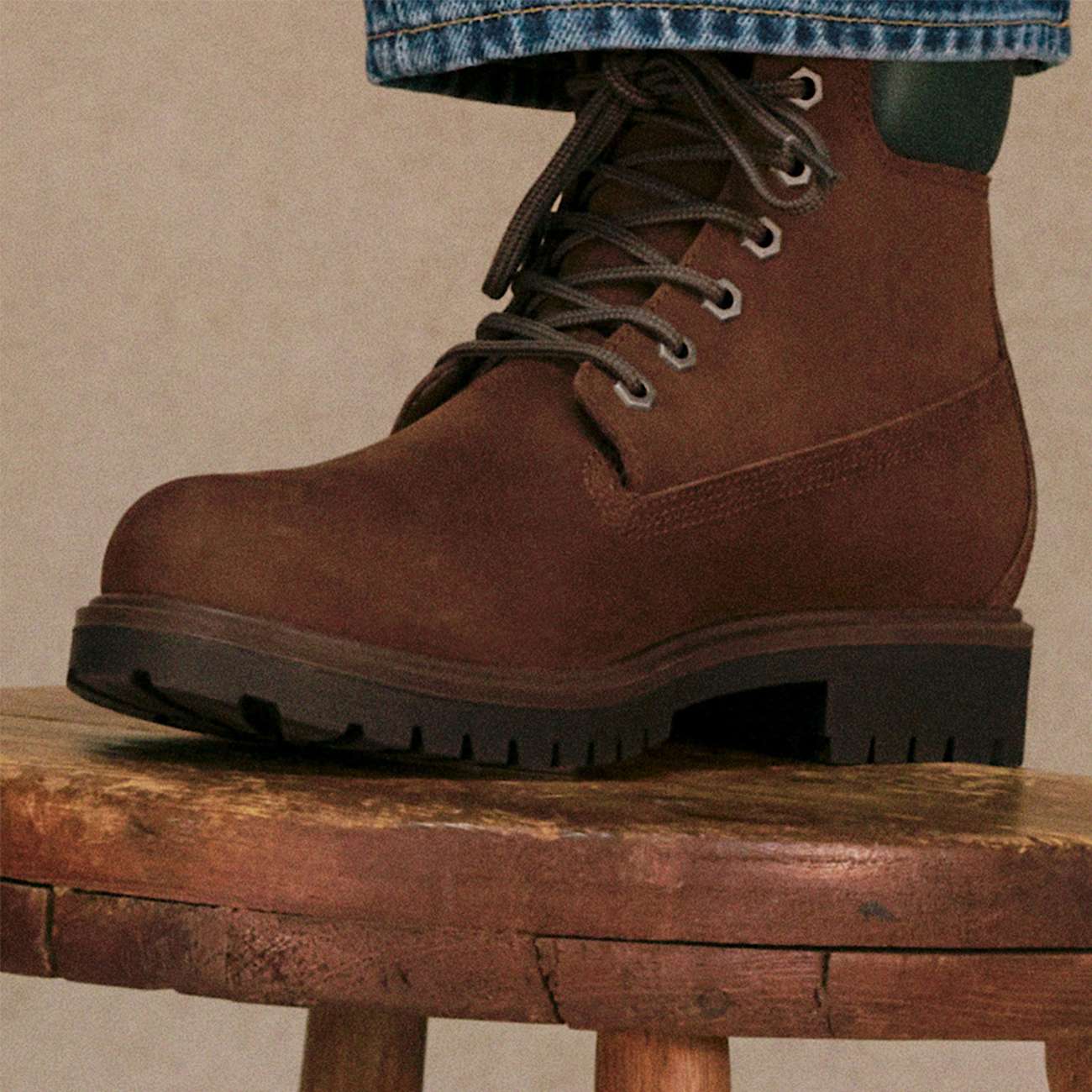 Botas Timberland Heritage de 6 pulgadas impermeables para Hombre TBL Nobuck marrn oscuro ALTB