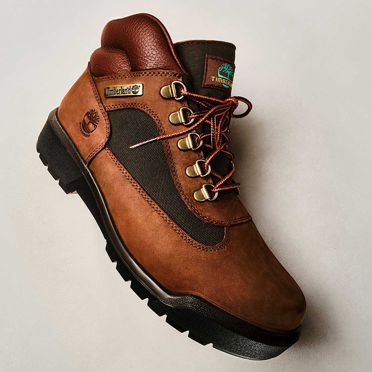 Botas de campo impermeable ReEngineered para Hombre TBL Nobuck marrn oscuro ALTA
