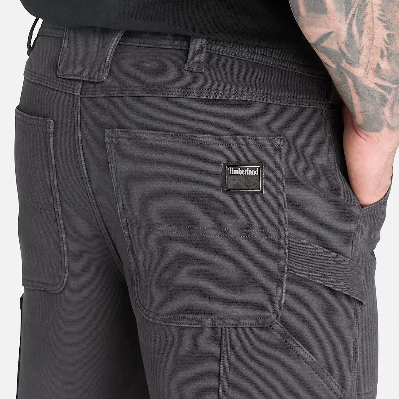 Pantaln de trabajo Timberland PRO de lona con elasticidad y tratamiento Bonded para Hombre TBL Asfalto ALT3