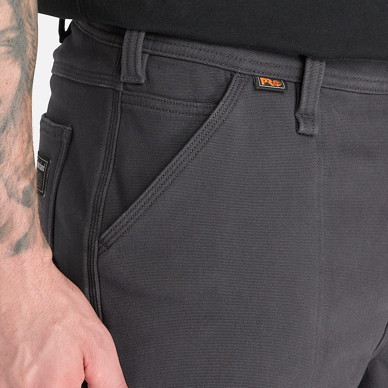 Pantaln de trabajo Timberland PRO de lona con elasticidad y tratamiento Bonded para Hombre TBL Asfalto ALT4