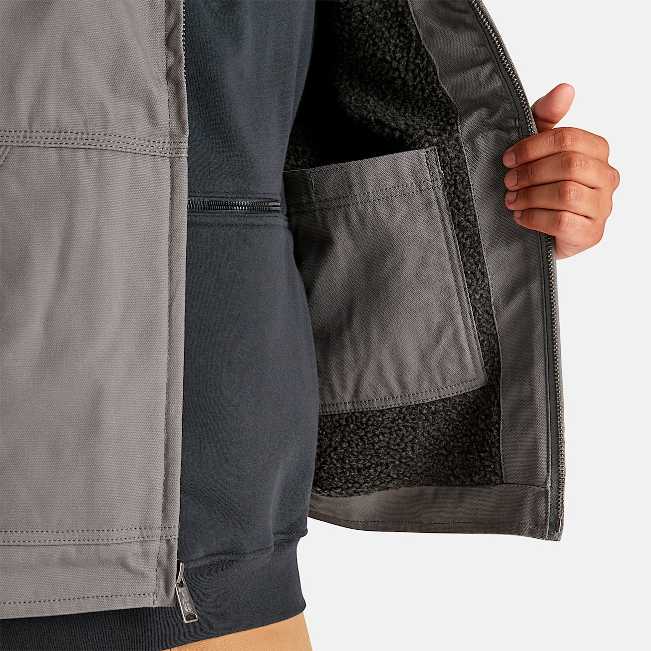 Men's Timberland PRO® Gritman Fleece-Lined Canvas Vest - 4