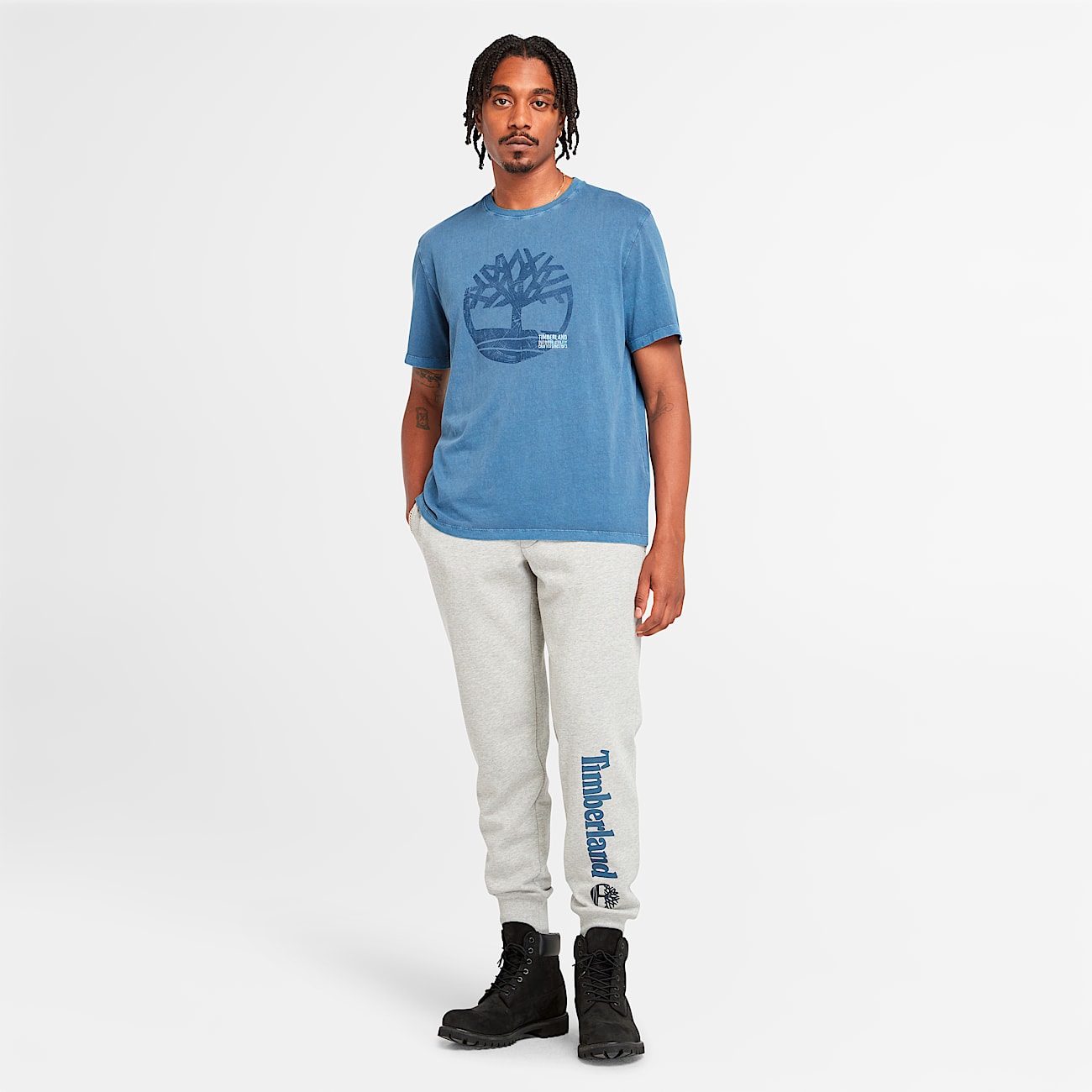 T-Shirt Gráfica con Logotipo Merrymack River Garment Dye para Hombre - 2