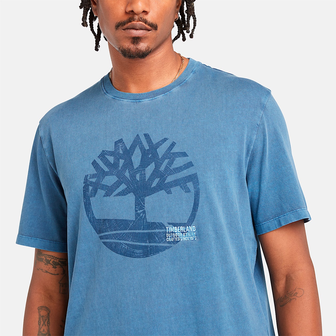 T-Shirt Gráfica con Logotipo Merrymack River Garment Dye para Hombre - 3