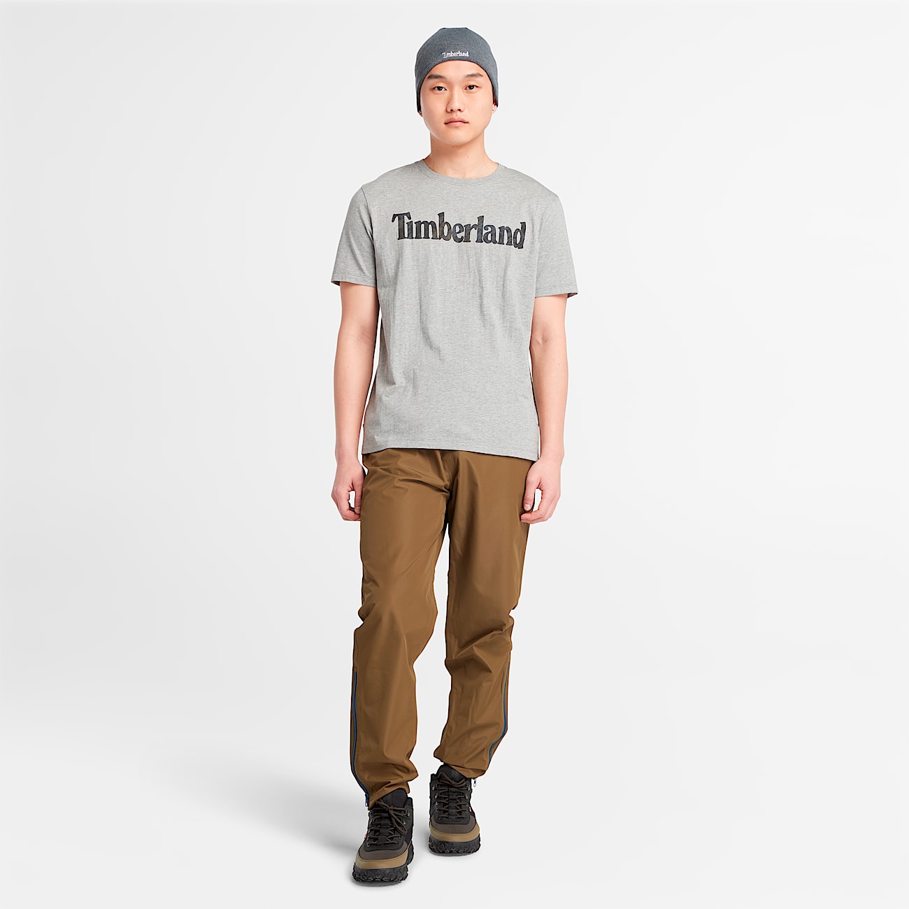 Men's Short Sleeve Seasonal Camo Linear Logo T-Shirt