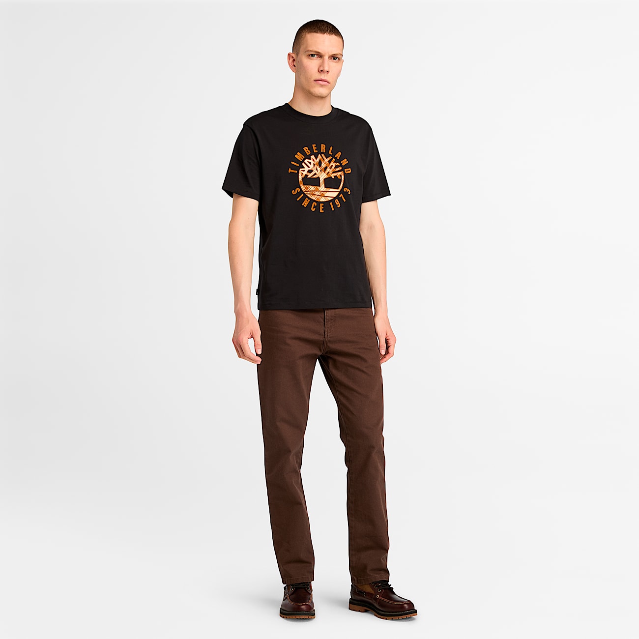 Men's Timberland® Heritage Plaid Logo T-Shirt
