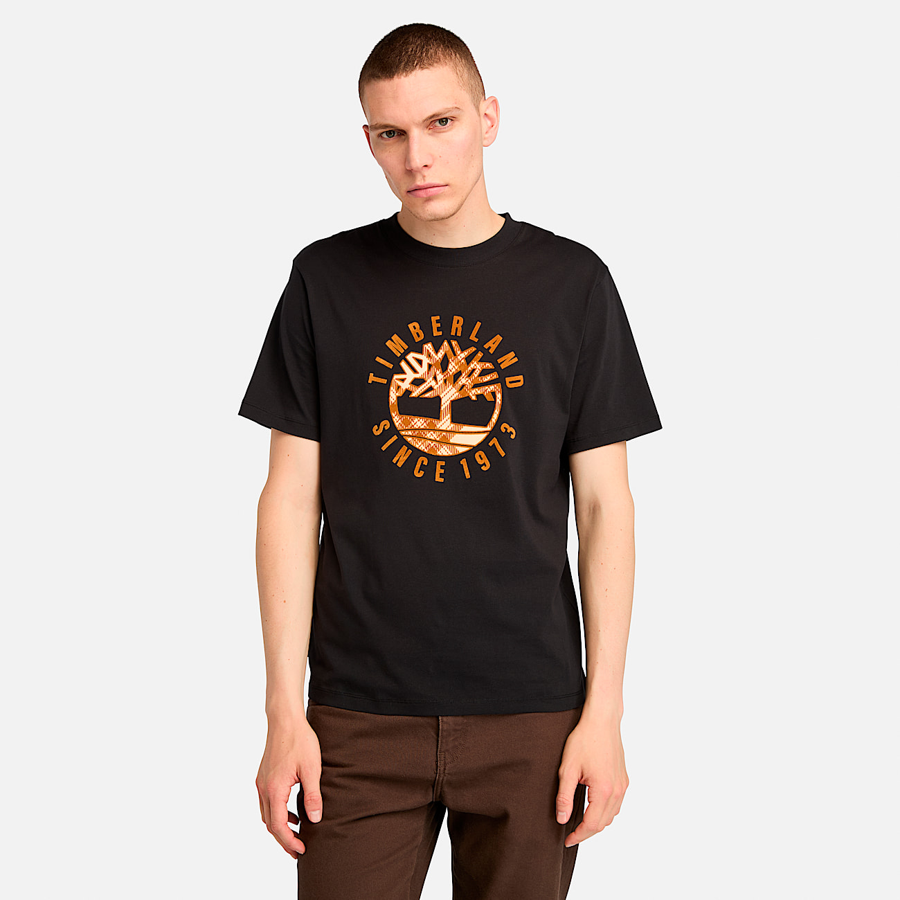 Men's Timberland® Heritage Plaid Logo T-Shirt