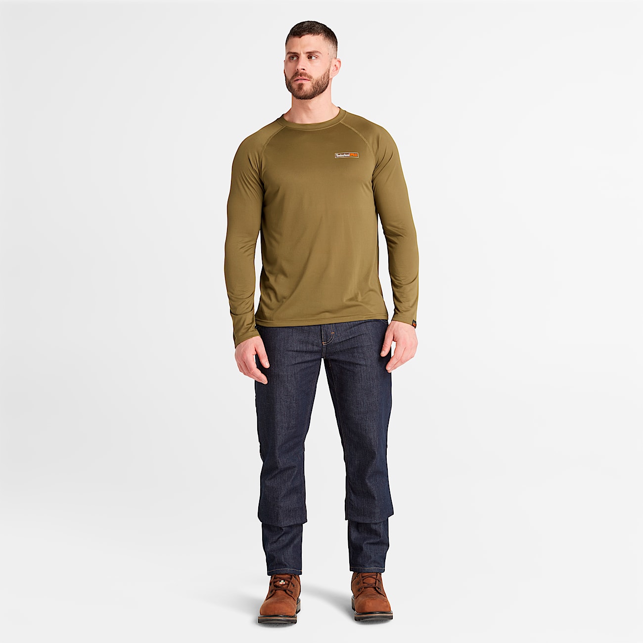 Men's Timberland PRO® Wicking Good Sport Long-Sleeve T-Shirt