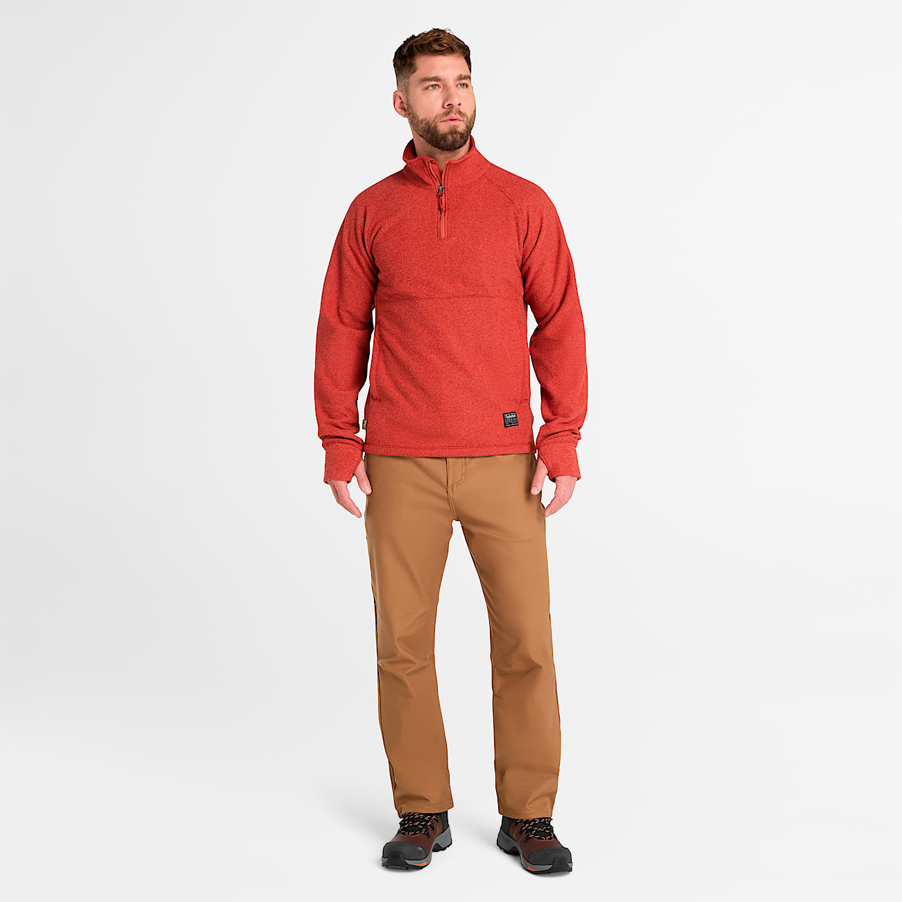 Men's Timberland PRO® Irvine 1/4-Zip Waffle Fleece Jacket - 3