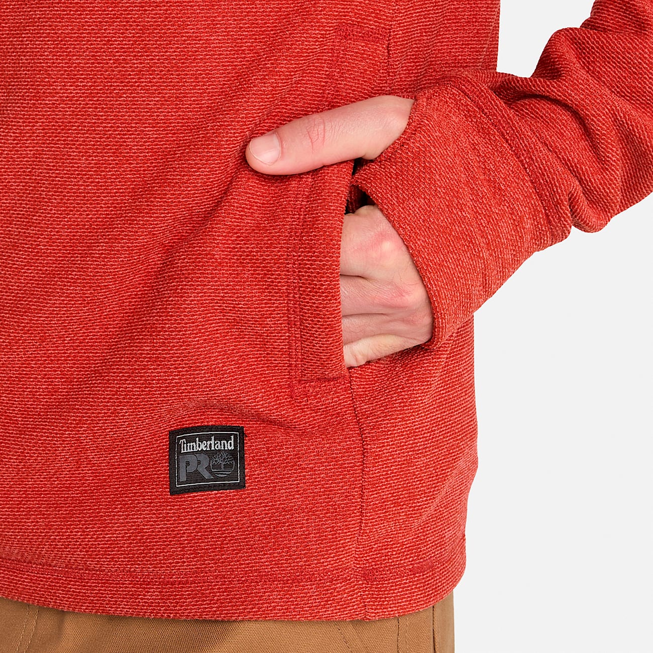 Men's Timberland PRO® Irvine 1/4-Zip Waffle Fleece Jacket - 4