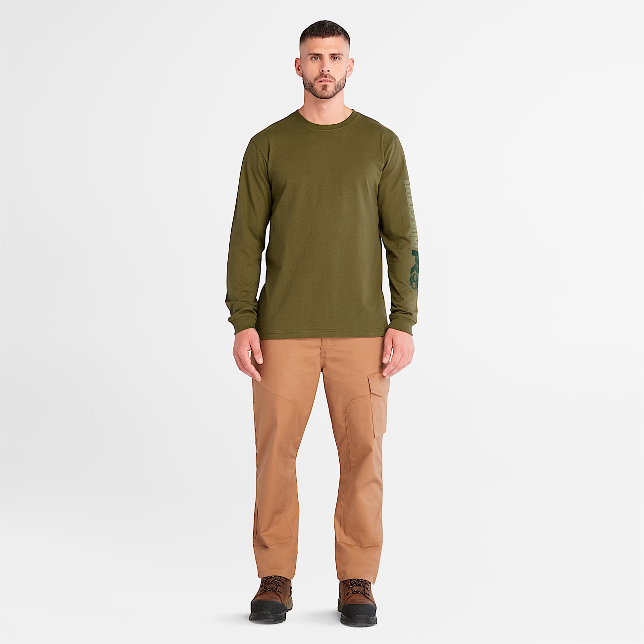 Men's Timberland PRO® Core Logo Long-Sleeve T-Shirt