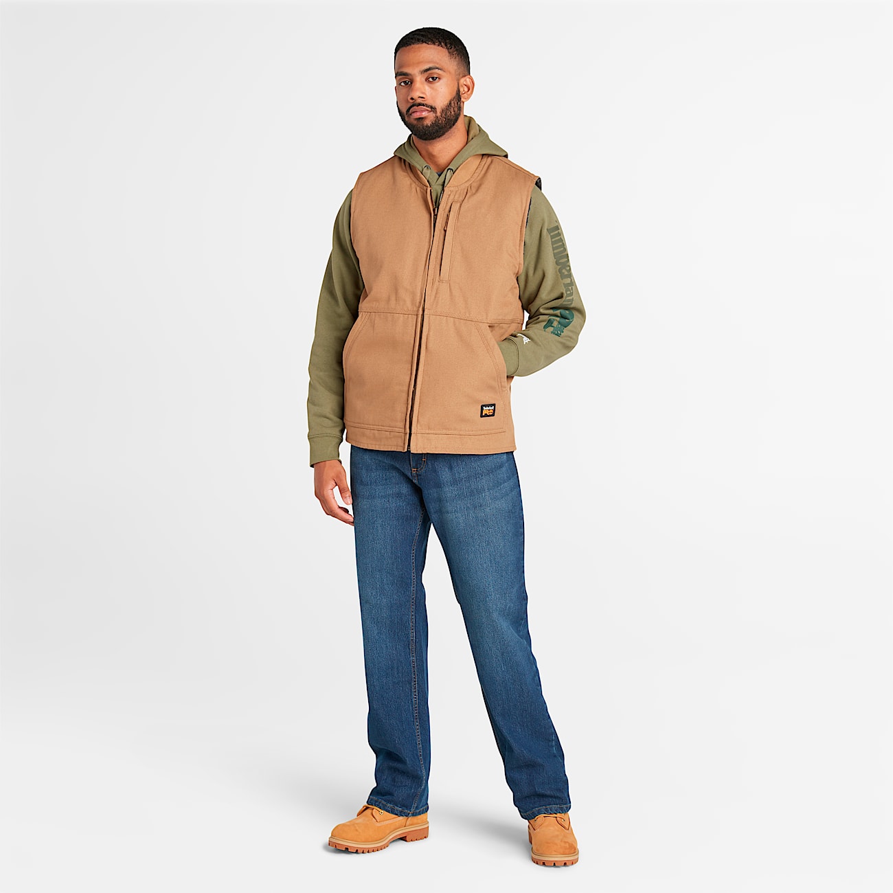 Men's Timberland PRO® Gritman Fleece-Lined Canvas Vest - 2