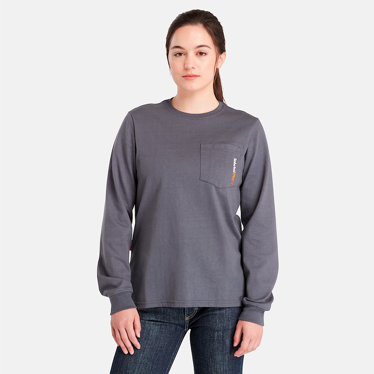Women's Timberland PRO® Cotton Core Flame-Resistant Long-Sleeve T-Shirt - 1