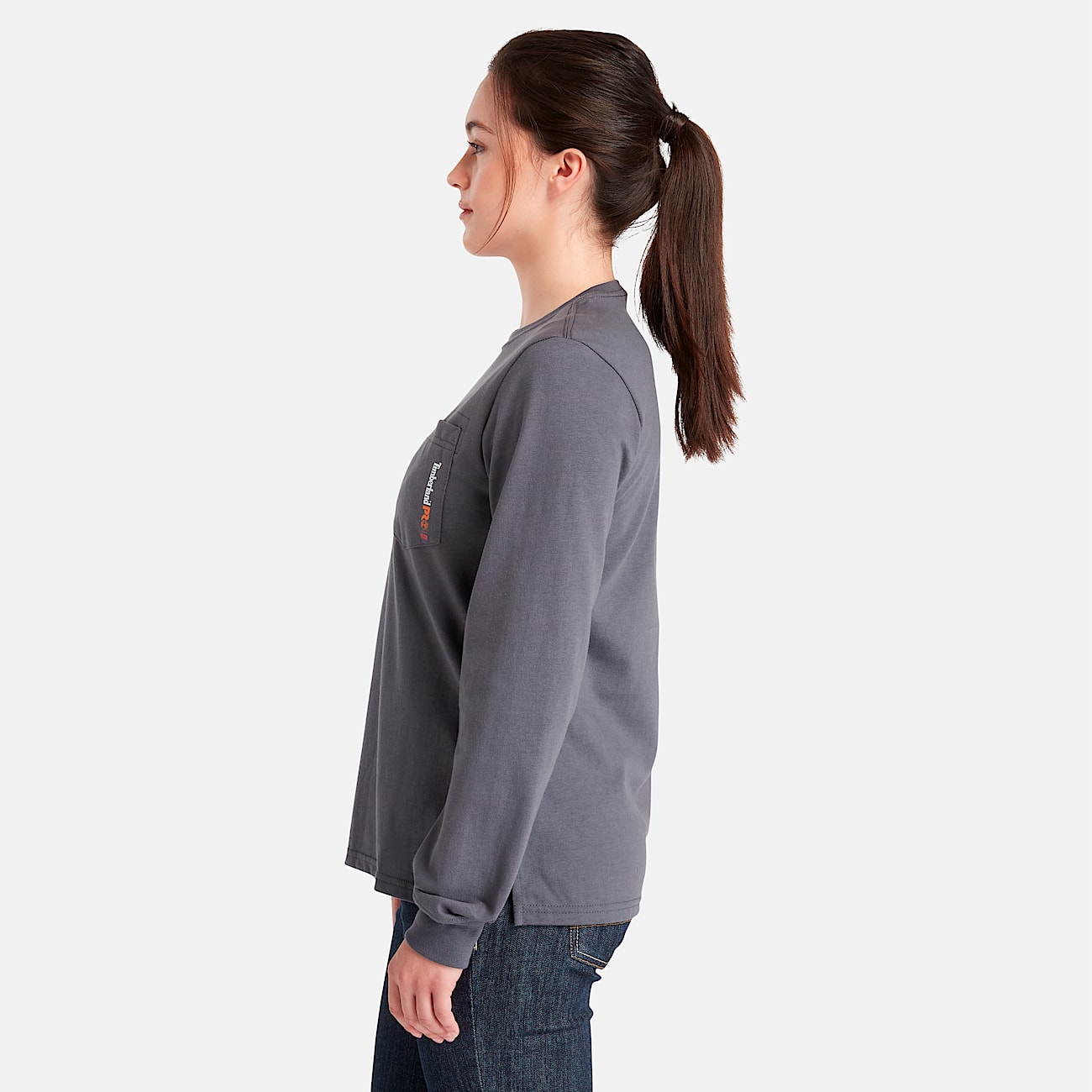 Women's Timberland PRO® Cotton Core Flame-Resistant Long-Sleeve T-Shirt - 4