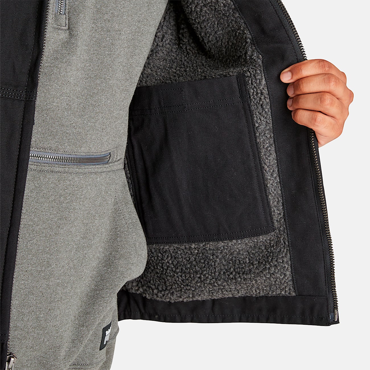 Men's Timberland PRO® Gritman Fleece-Lined Canvas Vest