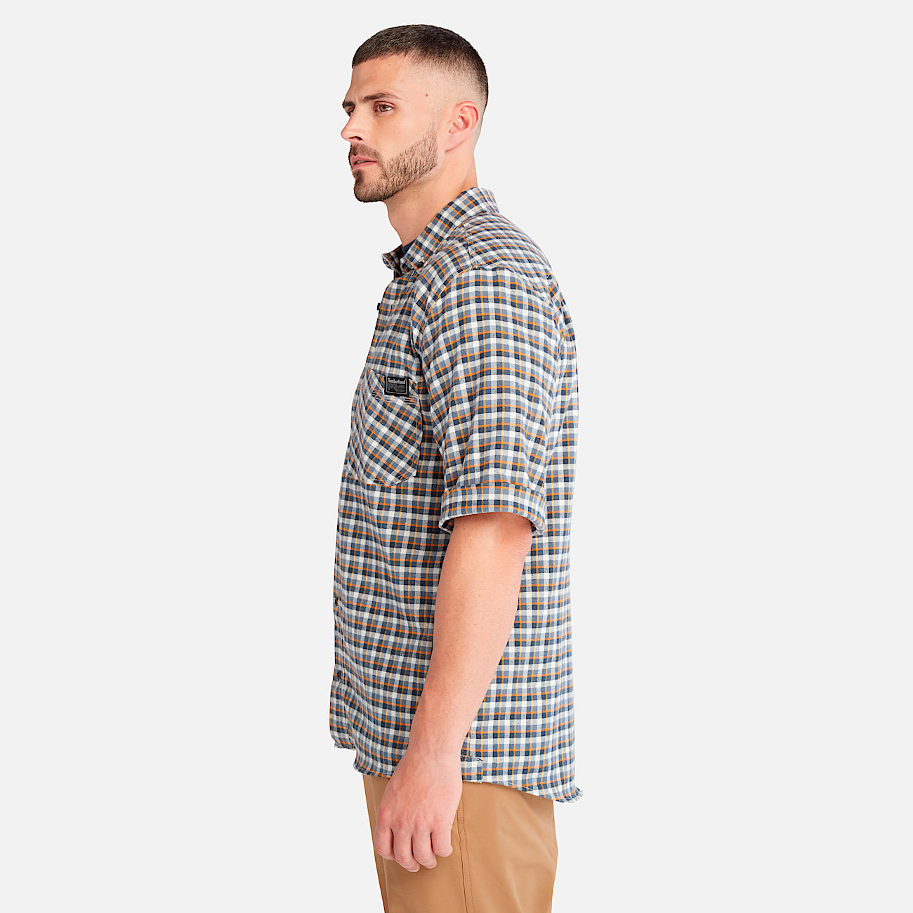 Men's Timberland PRO® Woodfort Lightweight Flannel Flex Shirt - 4