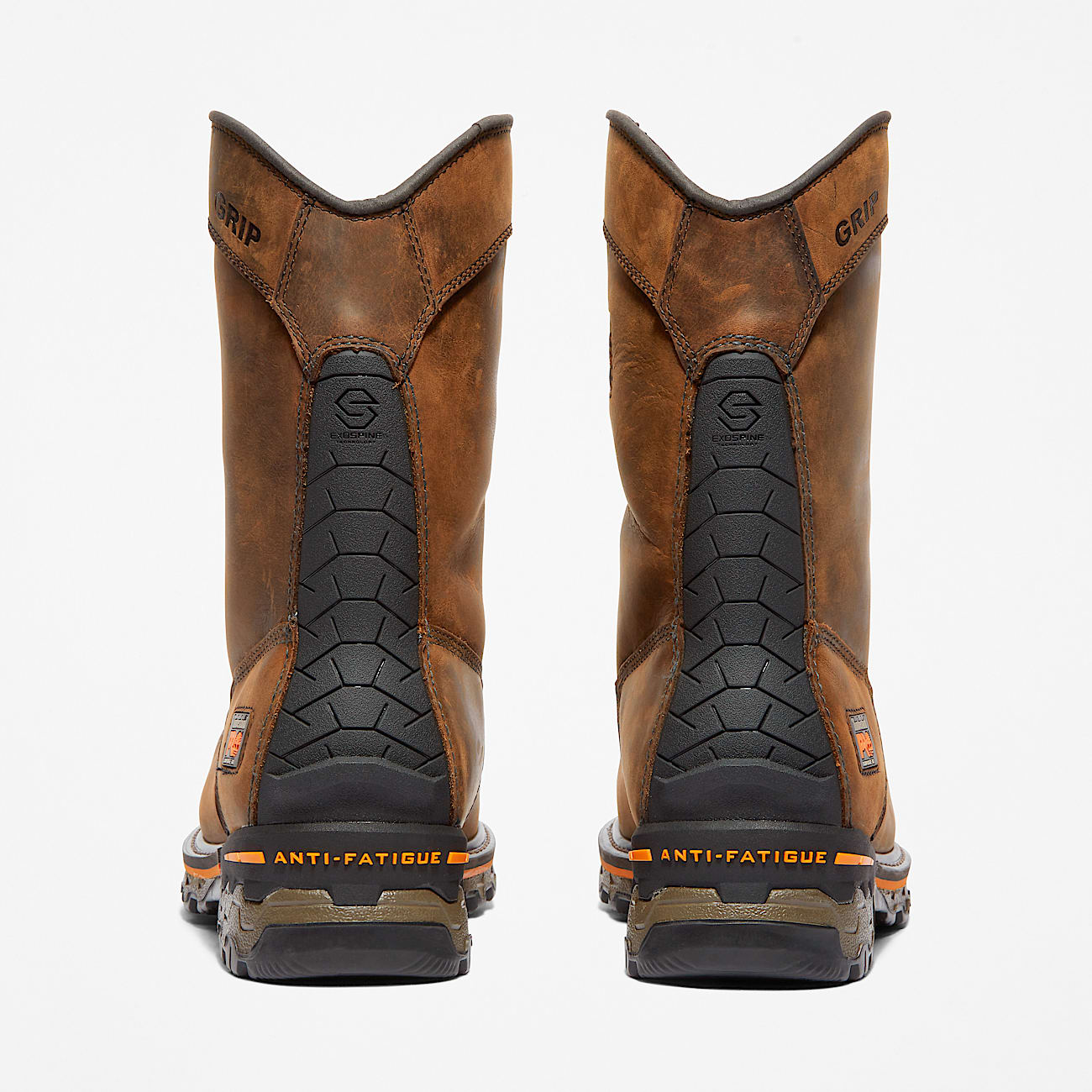 Men's Boondock Waterproof Pull-On Comp-Toe Work Boot - 5