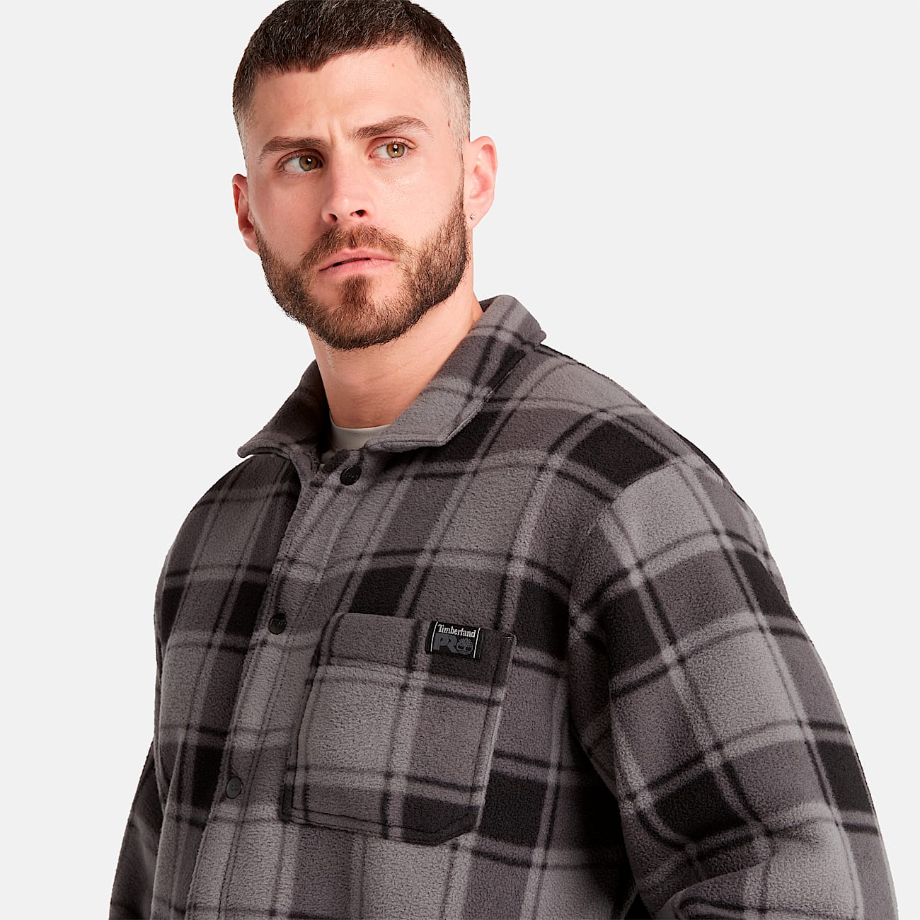 Men's Timberland PRO® Gritman Check Heavyweight Fleece Shirt