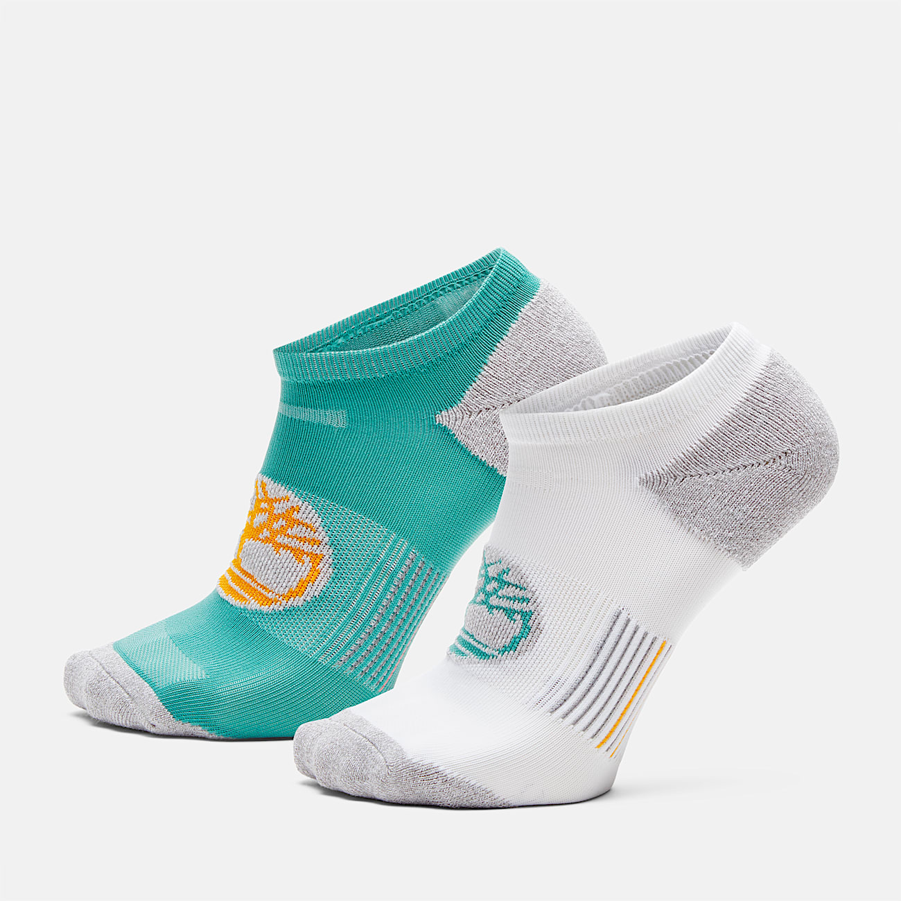 XPMY Men's 2-Tone Low Cut Socks, Cushioned Athletic Socks For Sports, Cotton Blend, Size 9-13