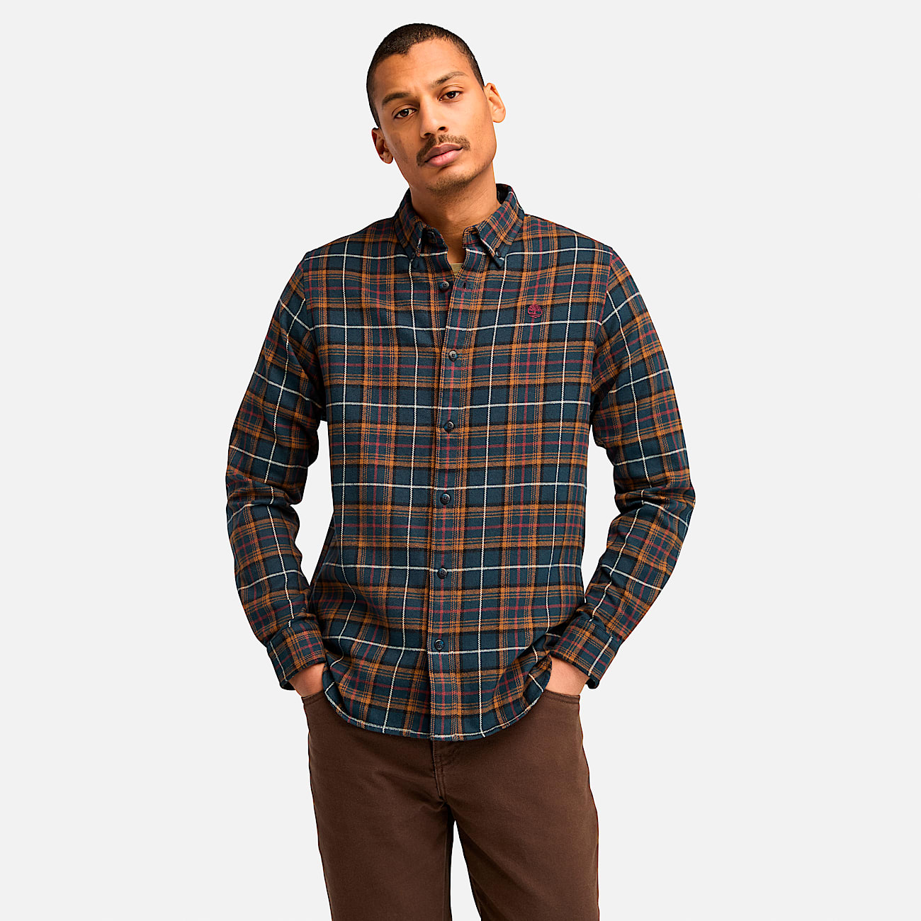 2024特集 Midweight Men's Flannel Shirt Check トップス