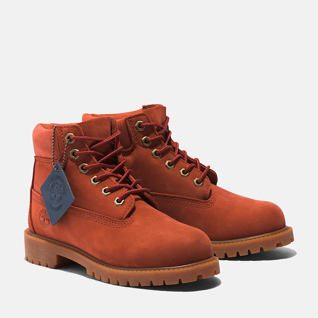 Youth Timberland® Premium 6-Inch Lace-Up Waterproof Boot