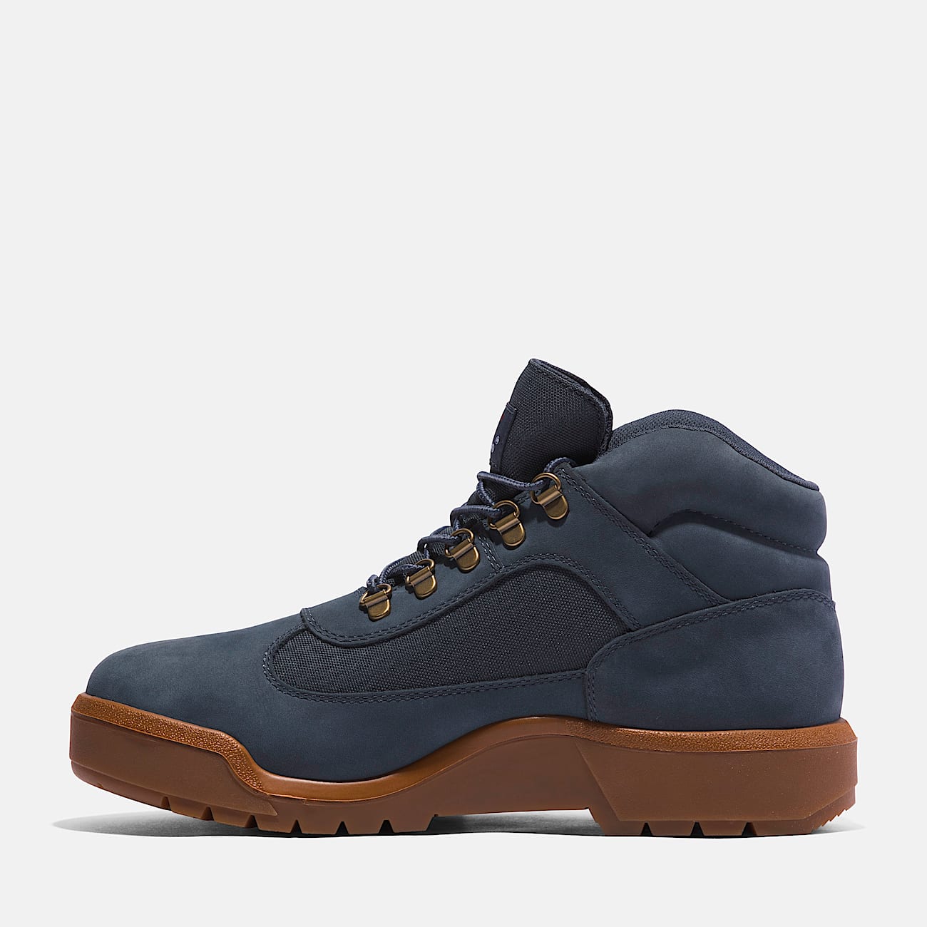 ワールド オンラインストア Nubuck Blue Dark - Boots Field Waterproof Men's | US Timberland 靴