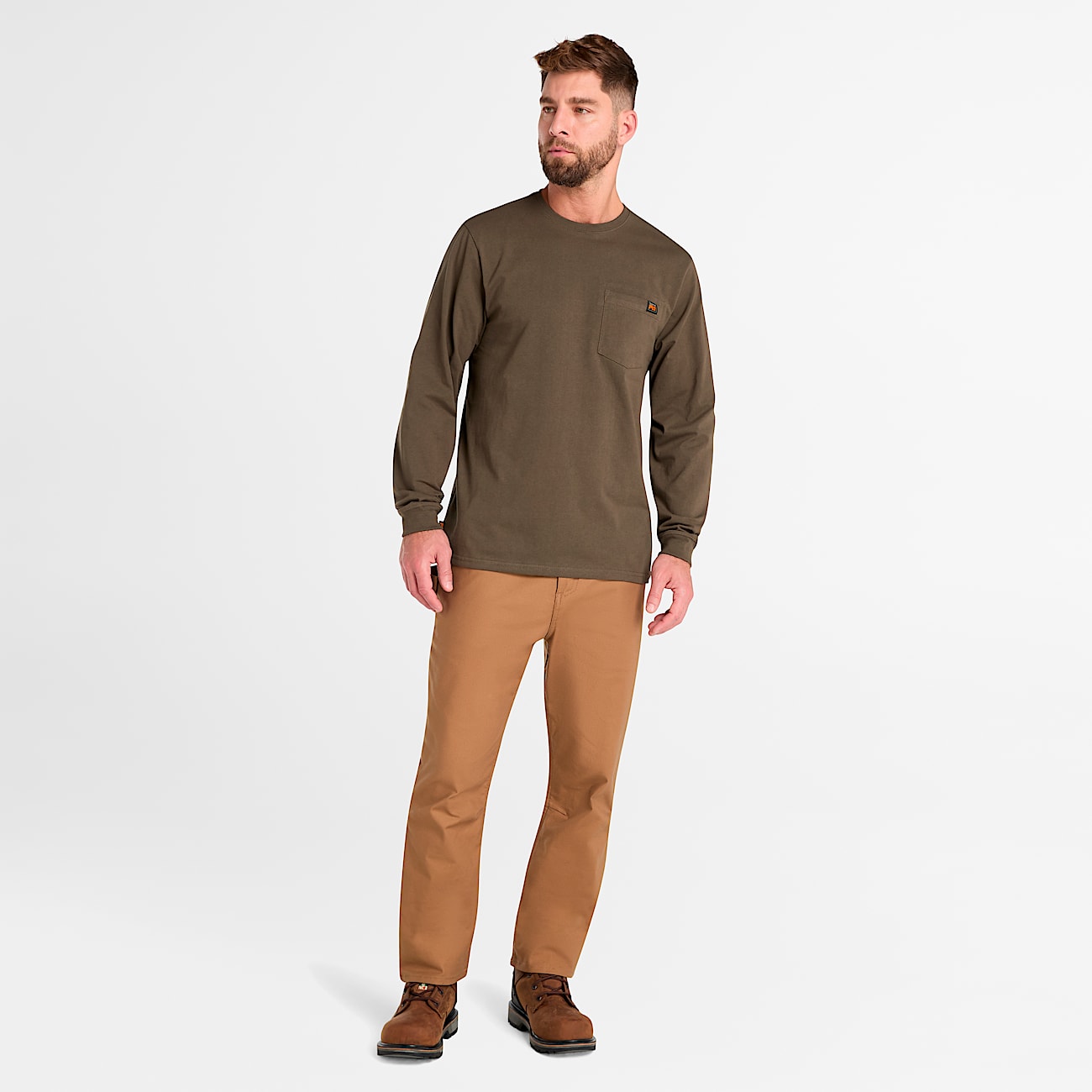 Men's Timberland PRO® Core Pocket Long-Sleeve T-Shirt - 2