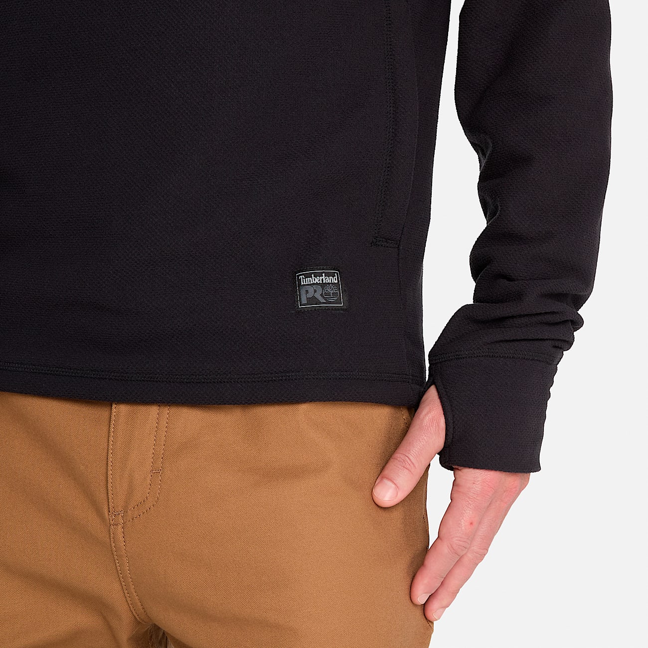 Men's Timberland PRO® Irvine 1/4-Zip Waffle Fleece Jacket - 3