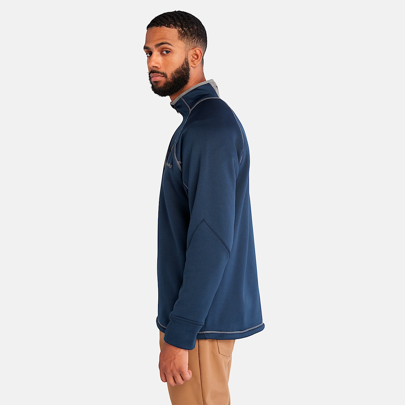 Men's Timberland PRO® Reaxion Quarter-Zip Athletic-Fit Fleece Jacket - 6