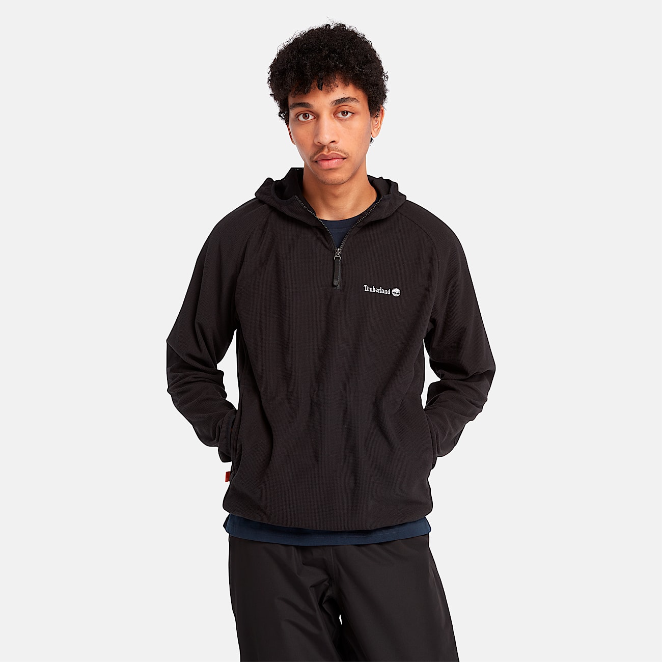 速くおよび自由な Fleece Polartec® Men's 1/4 Jacket Hooded Zip メンズウェア