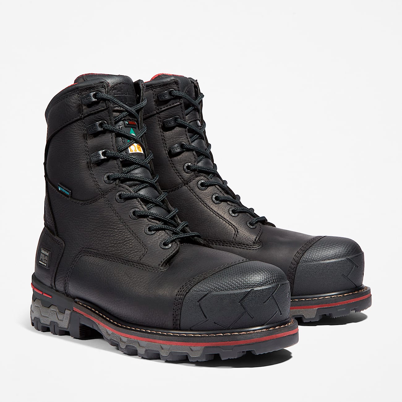 Men's Boondock 8" Composite Toe Waterproof Insulated Work Boot - 4