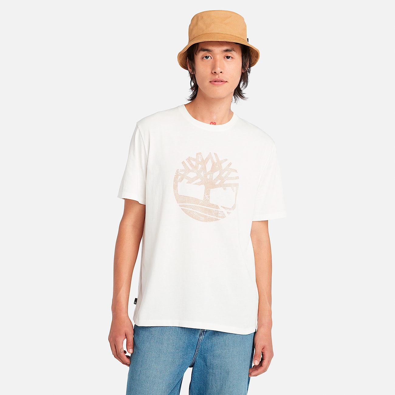 T-Shirt Gráfica con Logotipo Merrymack River Garment Dye para Hombre