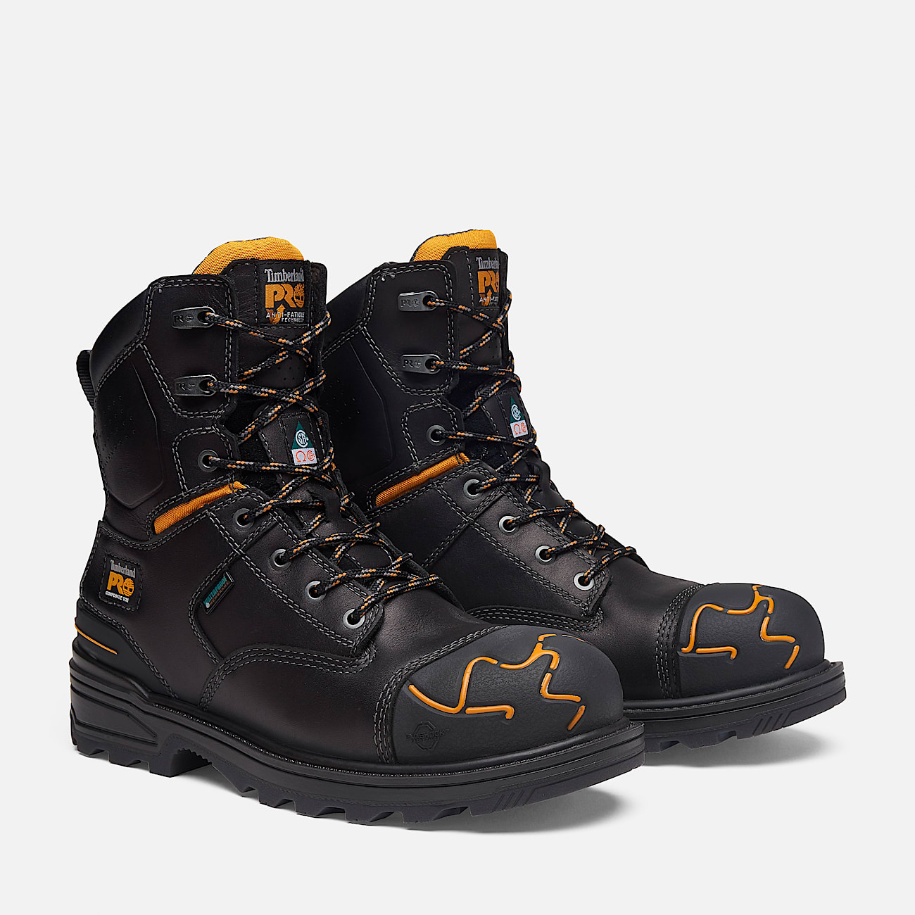 Men's Magnitude 8-Inch Waterproof Comp-Toe Work Boot - 4