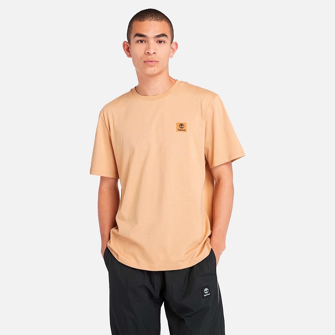 Short Sleeve Woven Badge T-Shirt