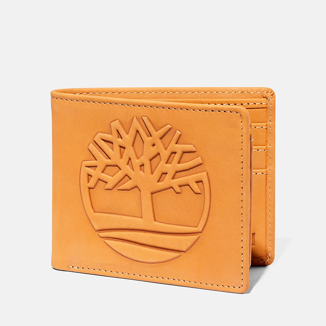 Men's Red Bank Oversized Tree-Logo Passcase Wallet - 1