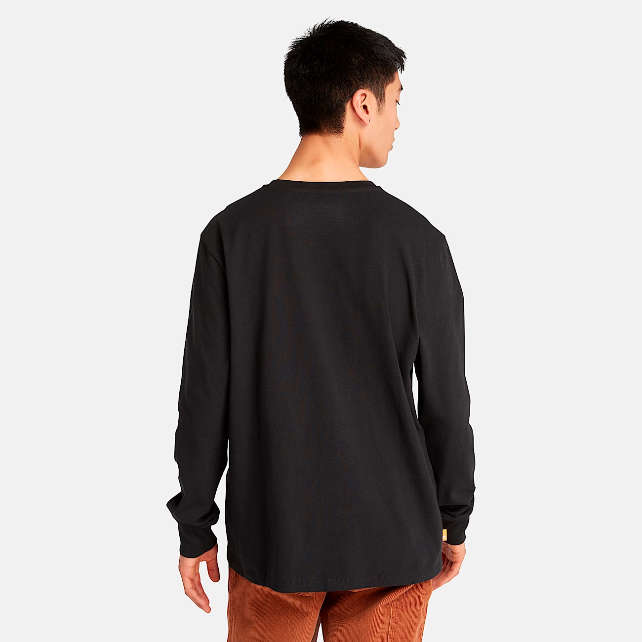 Long Sleeve Heavyweight Woven Badge T-Shirt - 3