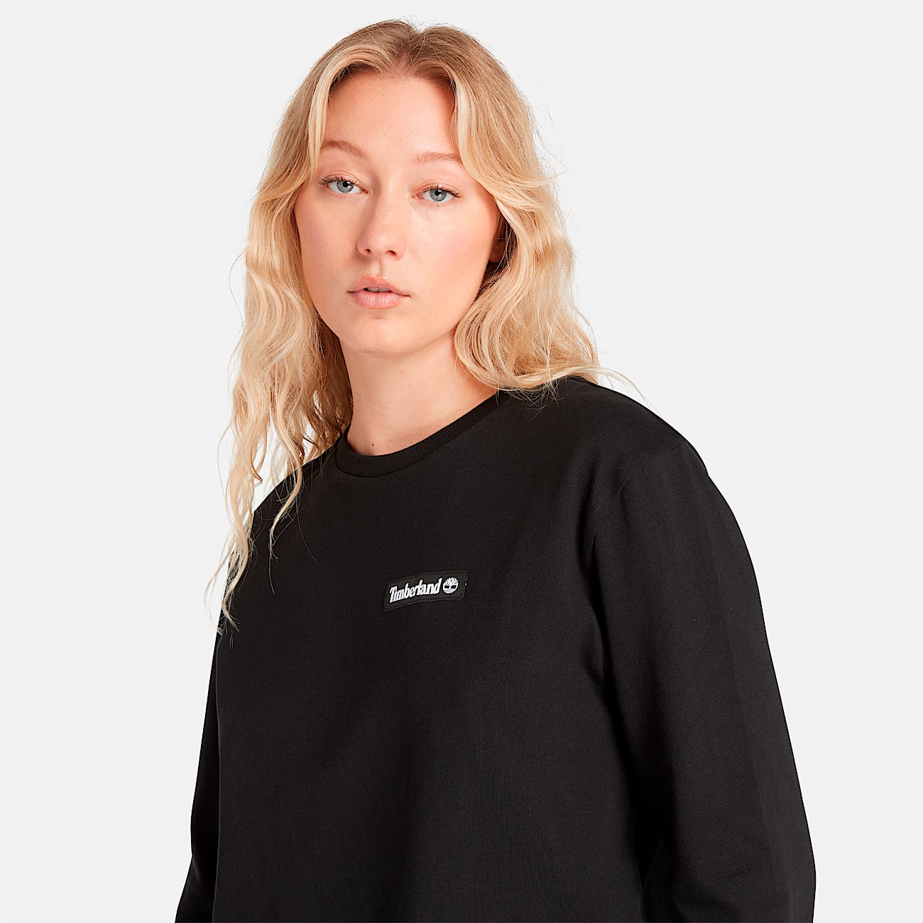 Long Sleeve Heavyweight Woven Badge T-Shirt - 6