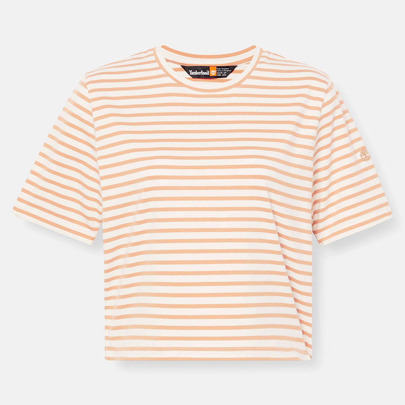 Women's Striped Short-Sleeve Baby T-Shirt