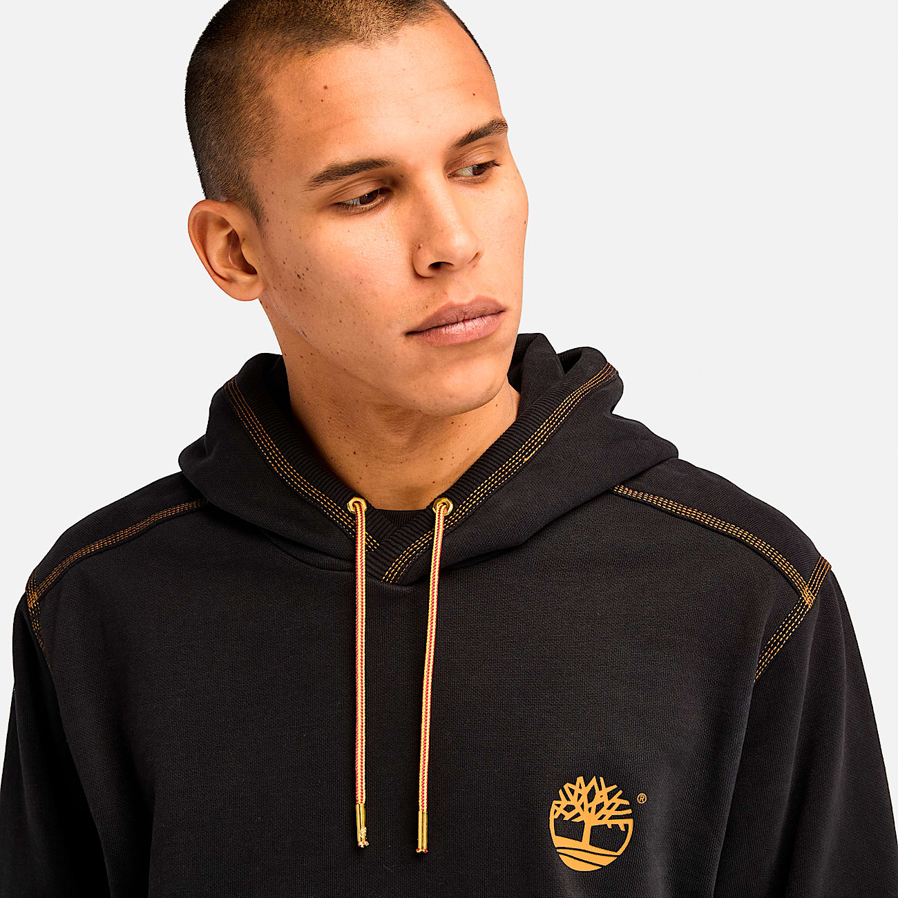 Men's Contrast Stitch Logo Hoodie