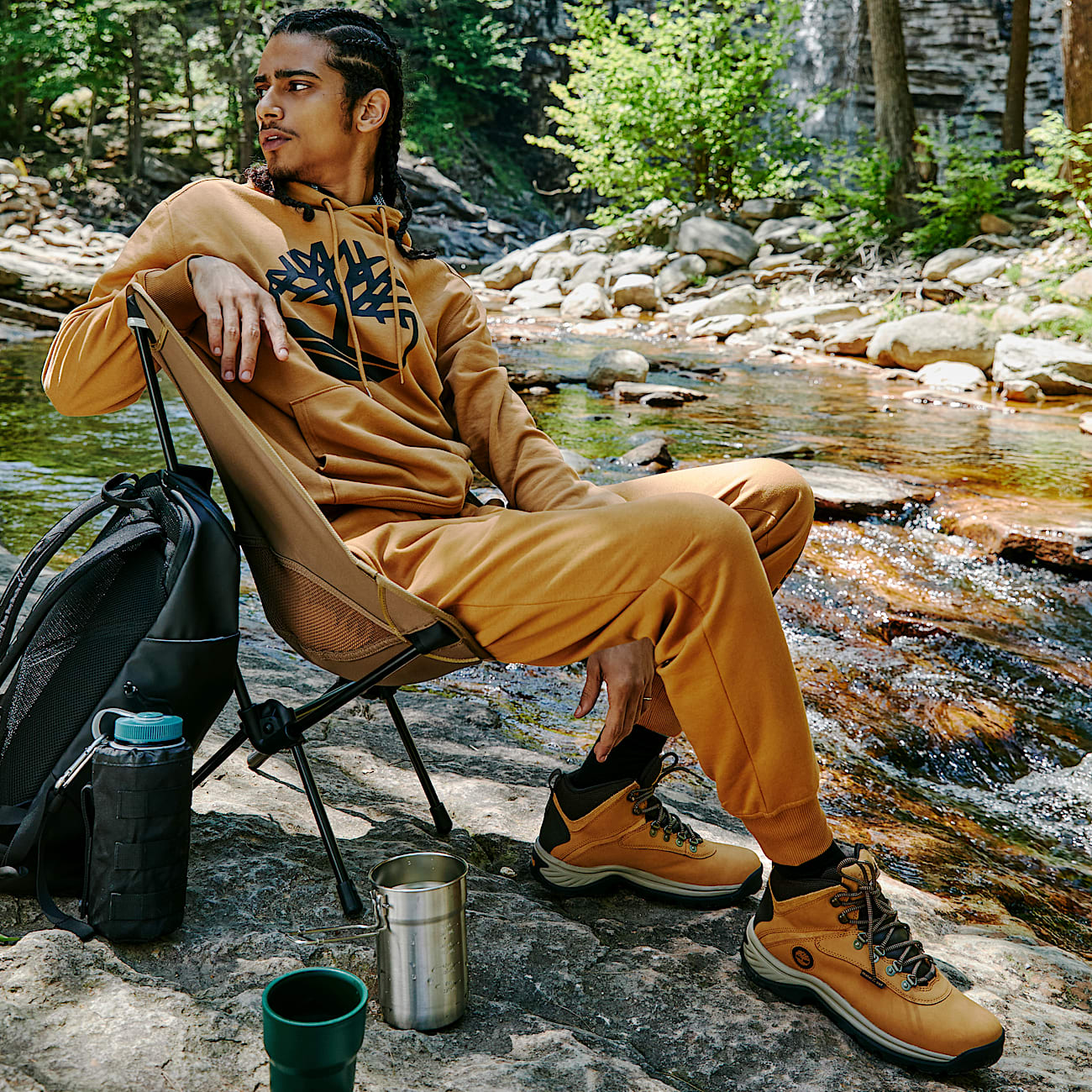 Men's Kennebec River Tree Logo Hoodie