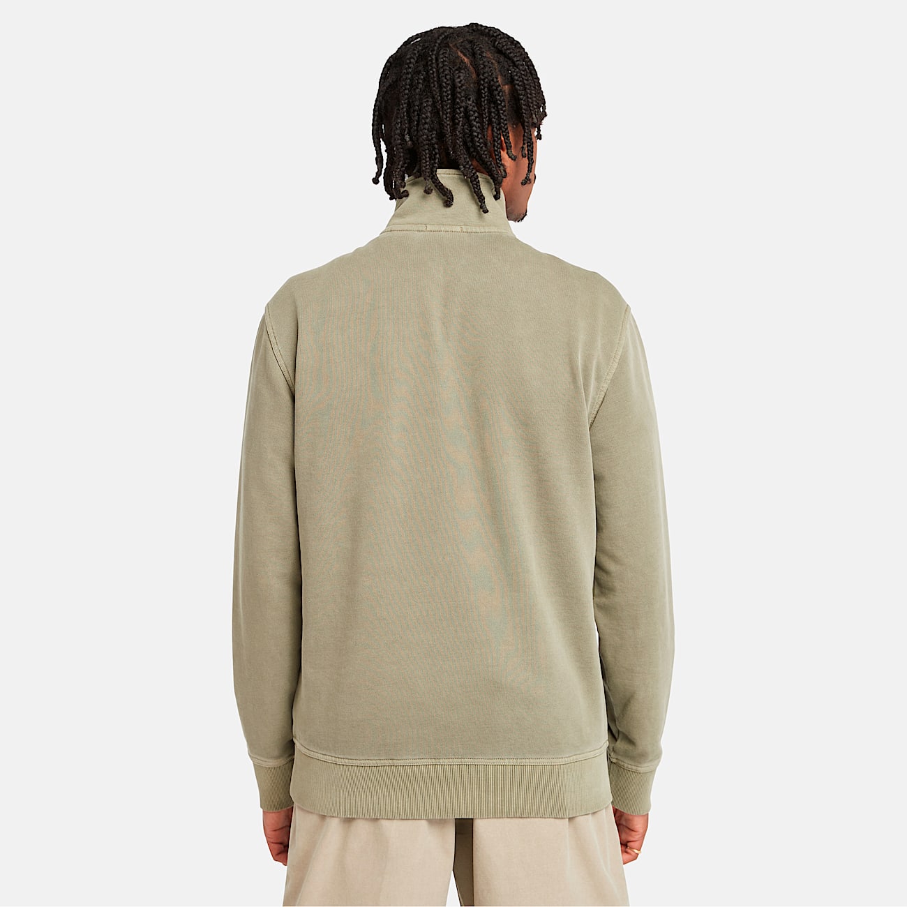 入荷now 安全 Men's Garment Sweatshirt Quarter-Zip Dye トップス