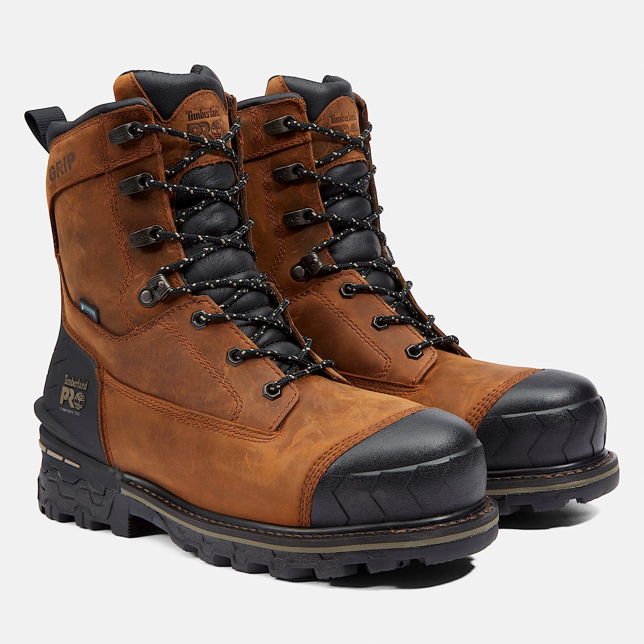 Men's Boondock HD 8" Composite Toe Waterproof Work Boot - 5
